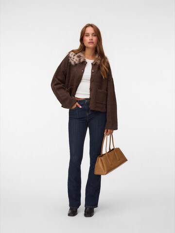 VERO MODA Kardigán 'VMALMA' - barna