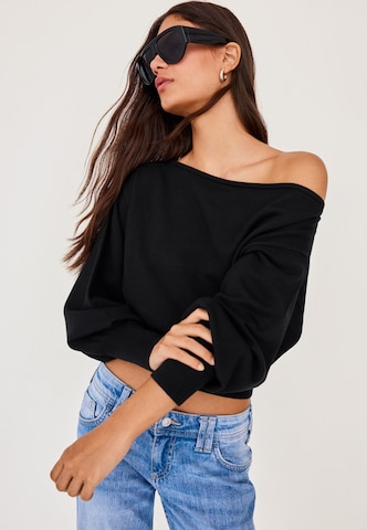 Pull-over Bershka en noir