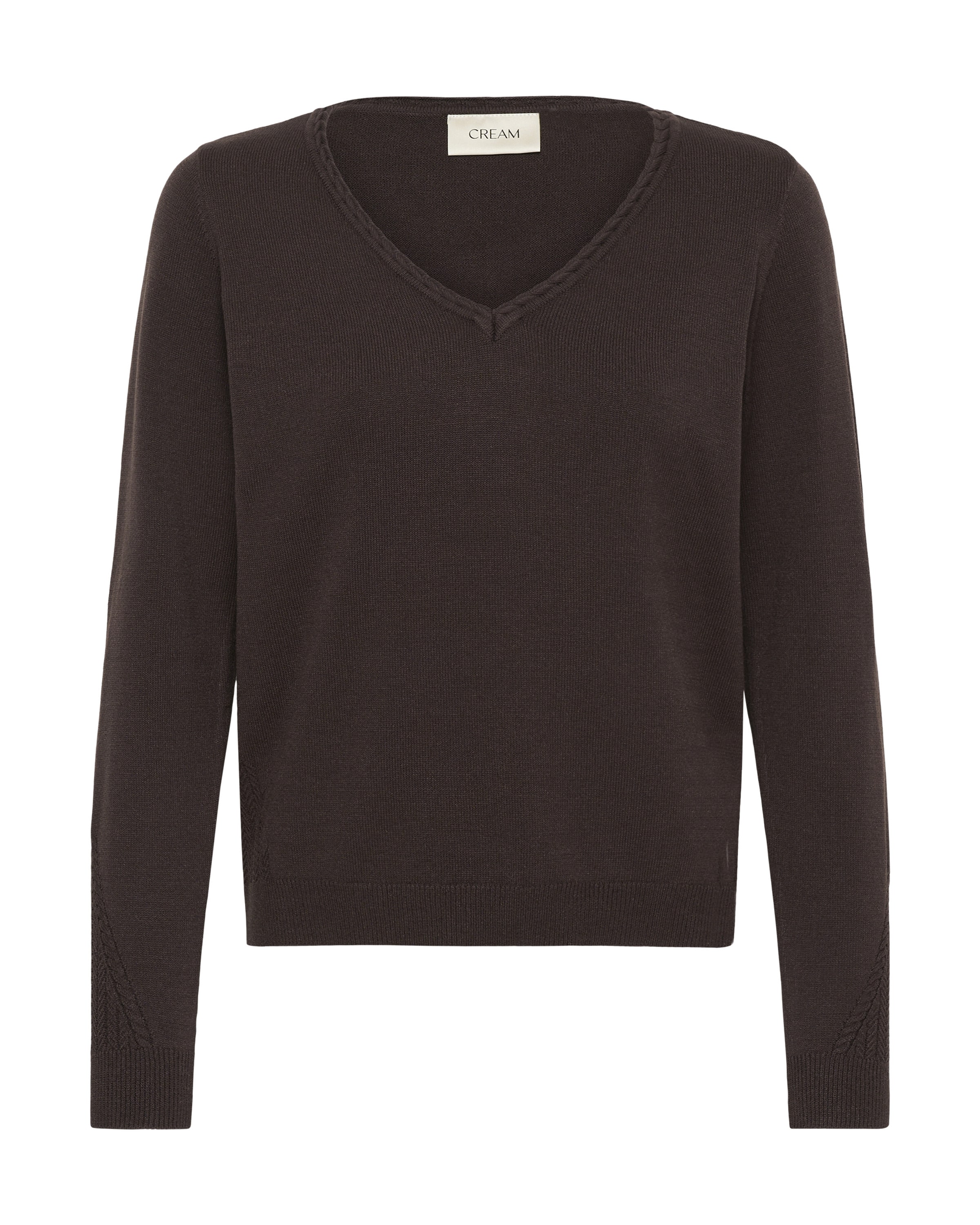 Pull-over Cream en marron : devant