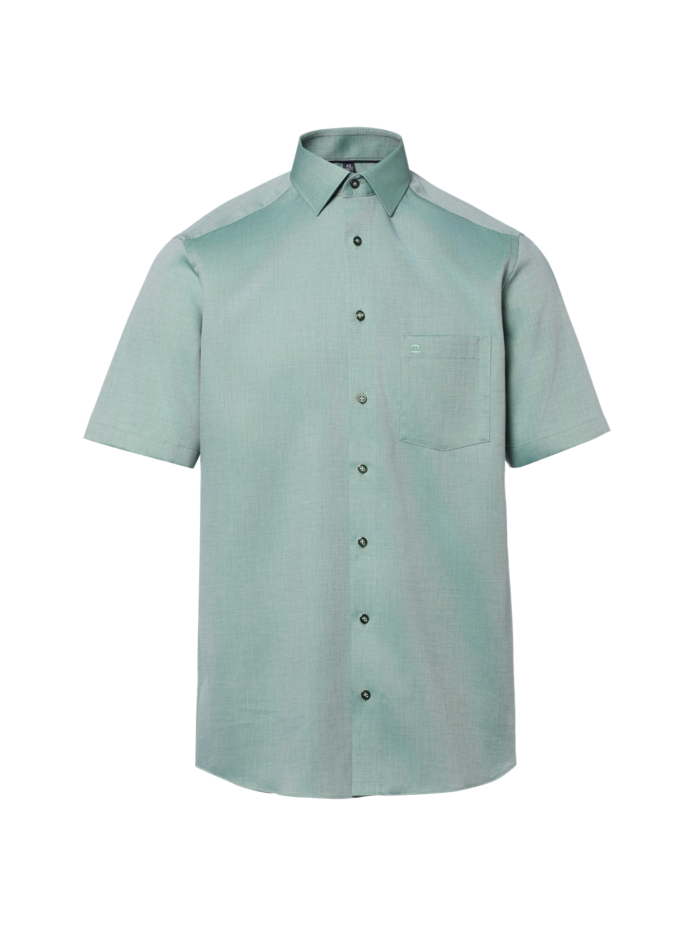 OLYMP Regular Fit Hemd in Grün: Vorderseite