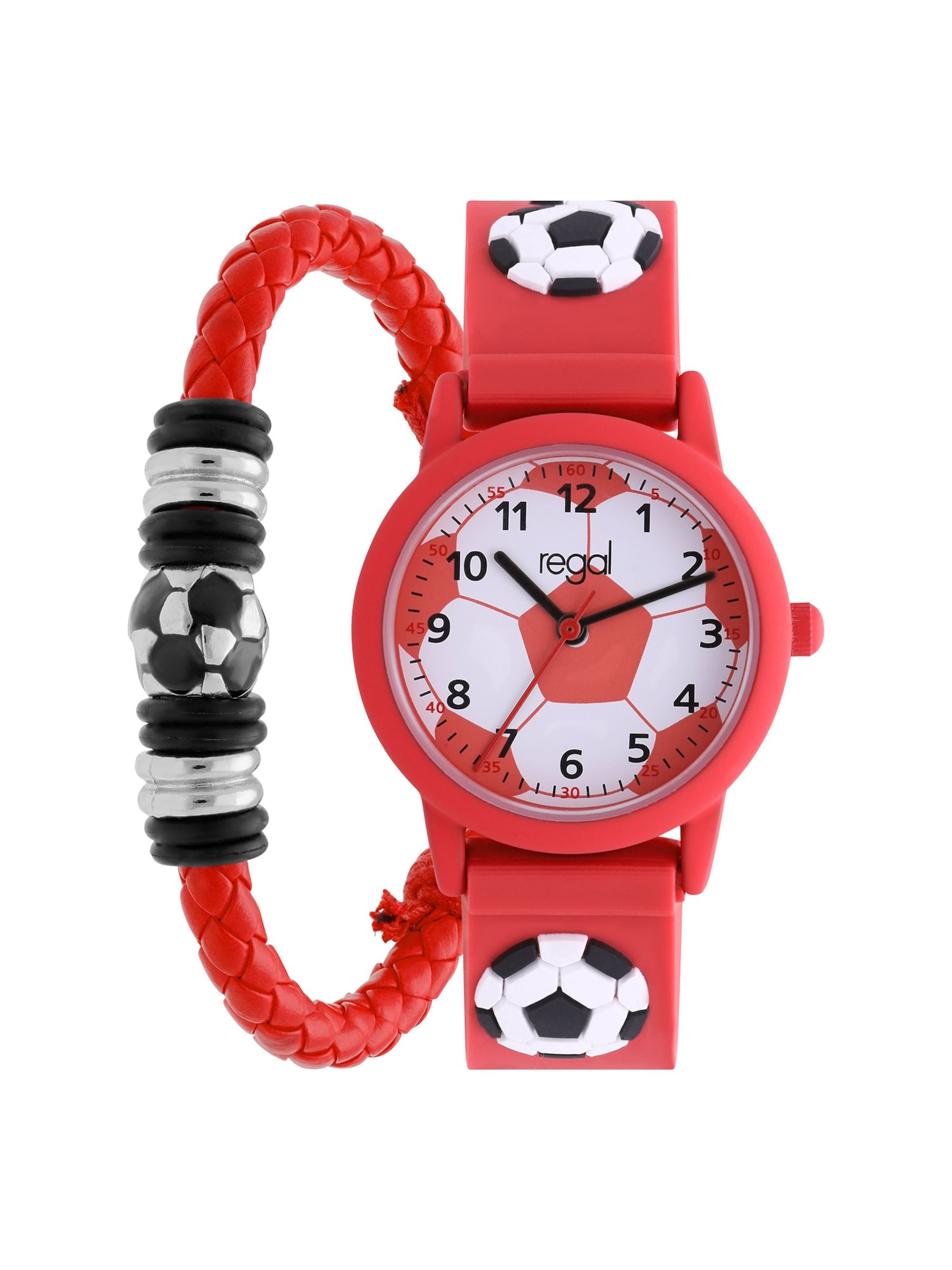 Lucardi Horloge in Rood: voorkant