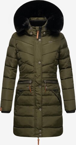 Manteau d’hiver 'Paula' NAVAHOO en vert : devant