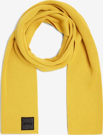 BOSS Scarf 'Foxon' in Yellow: front