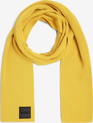 BOSS Orange Scarf 'Foxon' in Yellow: front