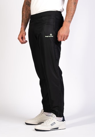 Sergio Tacchini Tapered Workout Pants 'Abita' in Black: front