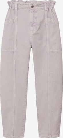 MANGO Tapered Jeans 'Angela' i lila: framsida