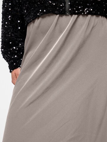 Gonna 'PCFRANAN' di PIECES in grigio