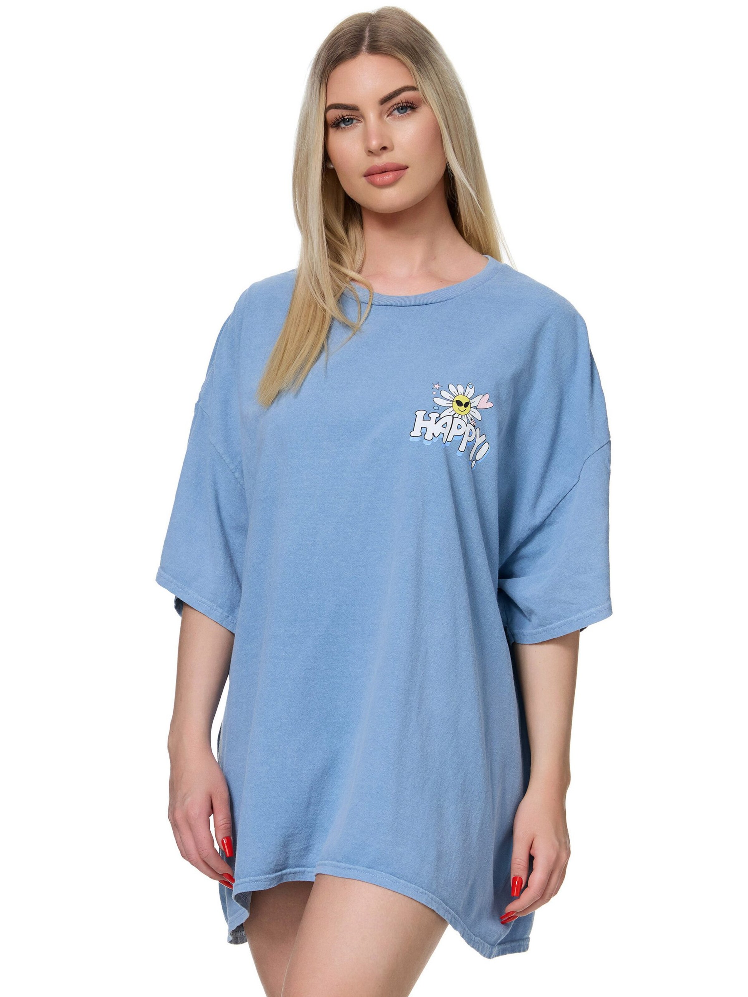 Worldclassca Oversizeshirt‌‌‌ in Blau