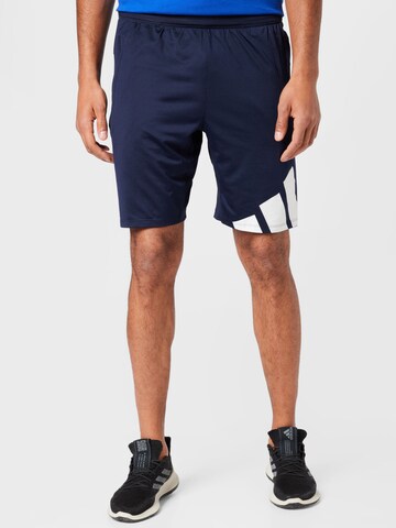 Regular Pantalon de sport ADIDAS PERFORMANCE en bleu : devant
