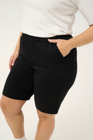 KAFFE CURVE - regular Pantalón 'Annita' en negro
