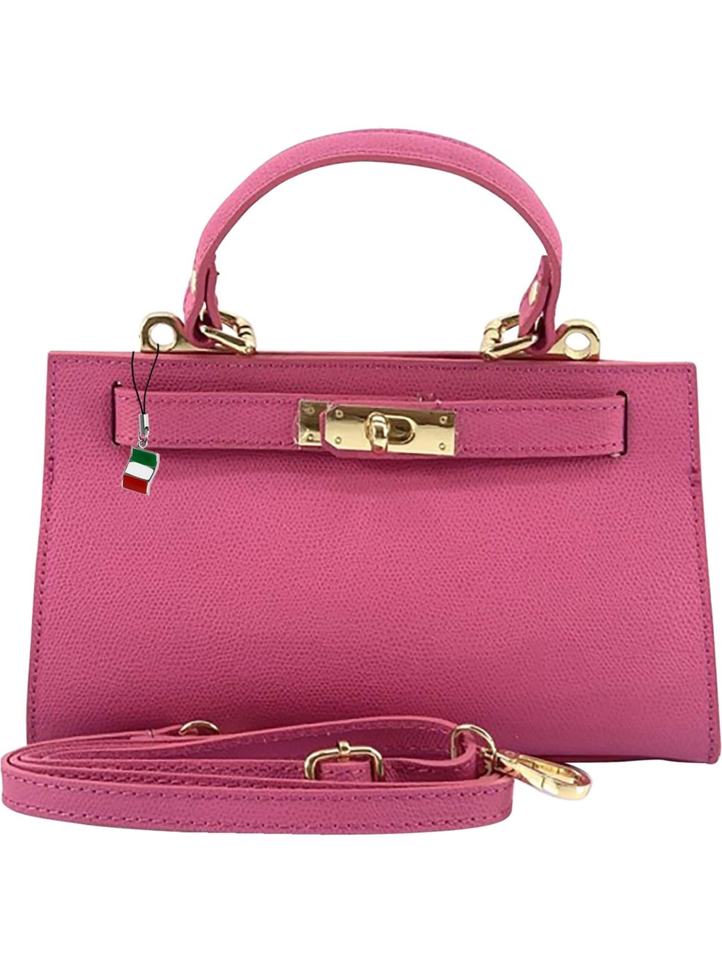 Borsa a tracolla di Florence in rosa: frontale