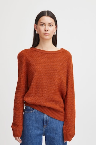 ICHI Sweater 'ODANSA' in Red: front