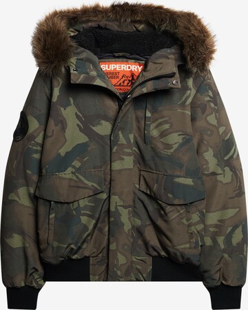 Superdry Winterjas 'Everest' in Groen: voorkant