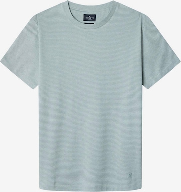 Hackett London Shirt 'Birdseye' in Groen: voorkant