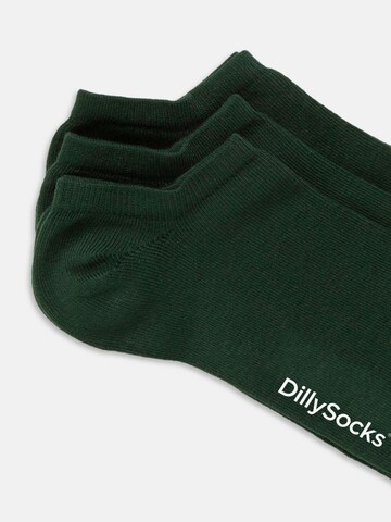 DillySocks Ankle Socks in Green