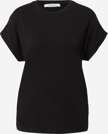 T-shirt 'Ayla' ABOUT YOU en noir : devant