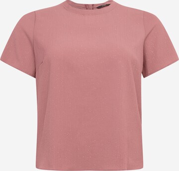 T-shirt 'Aya' Vero Moda Curve en rose : devant