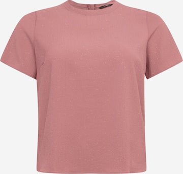 Vero Moda Curve Shirt 'Aya' in Roze: voorkant