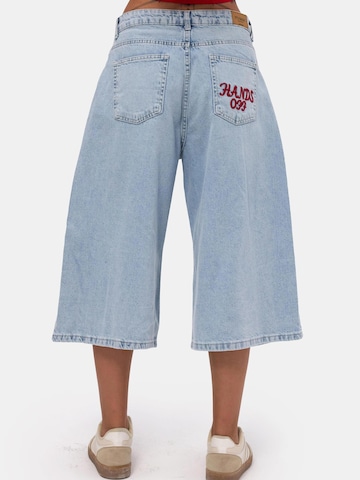 IT'S BASIC Baggy Jeans 'BAGGY BERMUDA SHORT'‌‌‌ in Blau