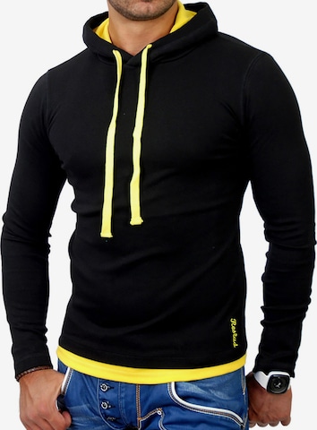 Reslad Shirt 'RS1003' in Schwarz: Vorderseite