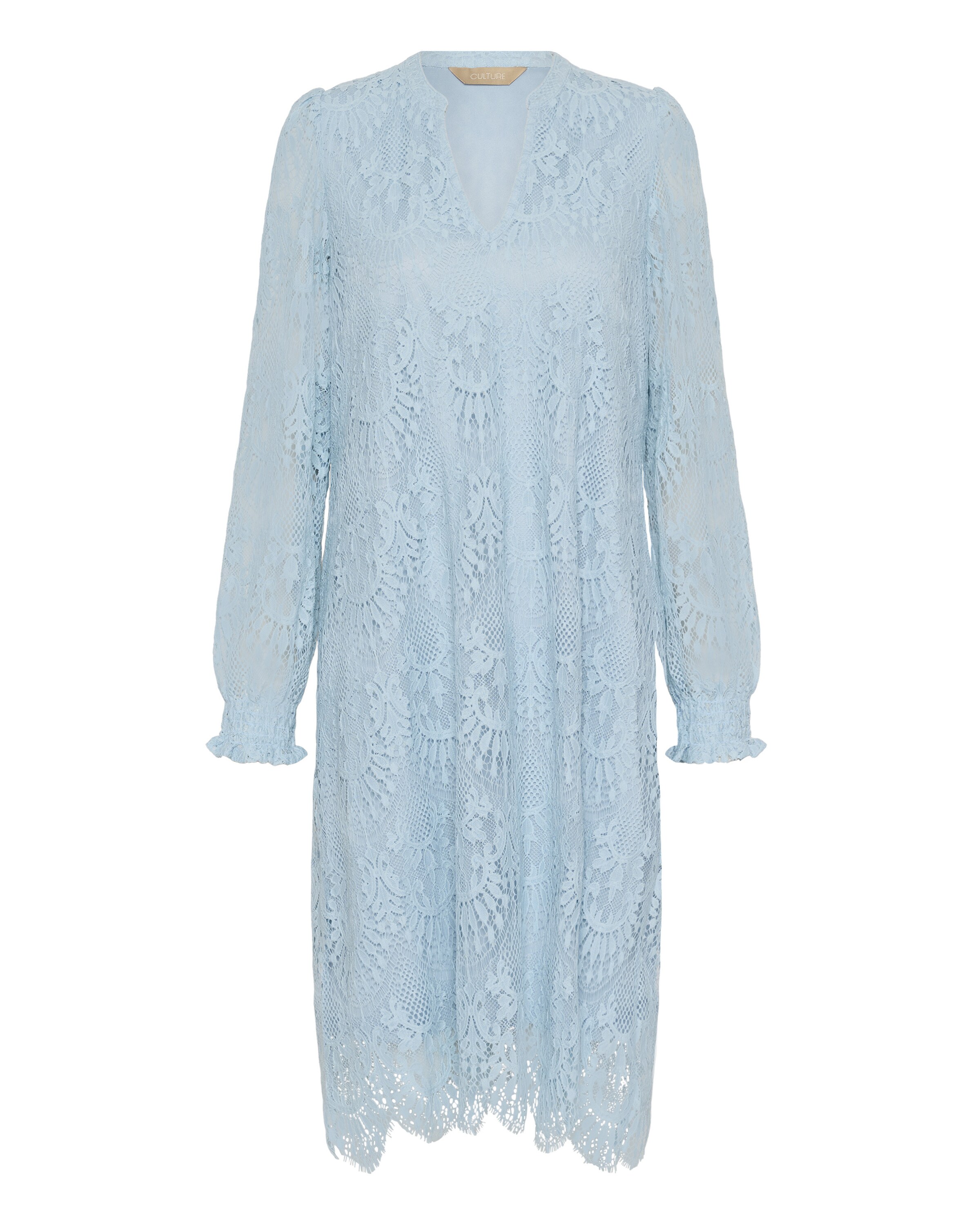 CULTURE Kjole 'CUBellis Okram Giselle' i blå: forside