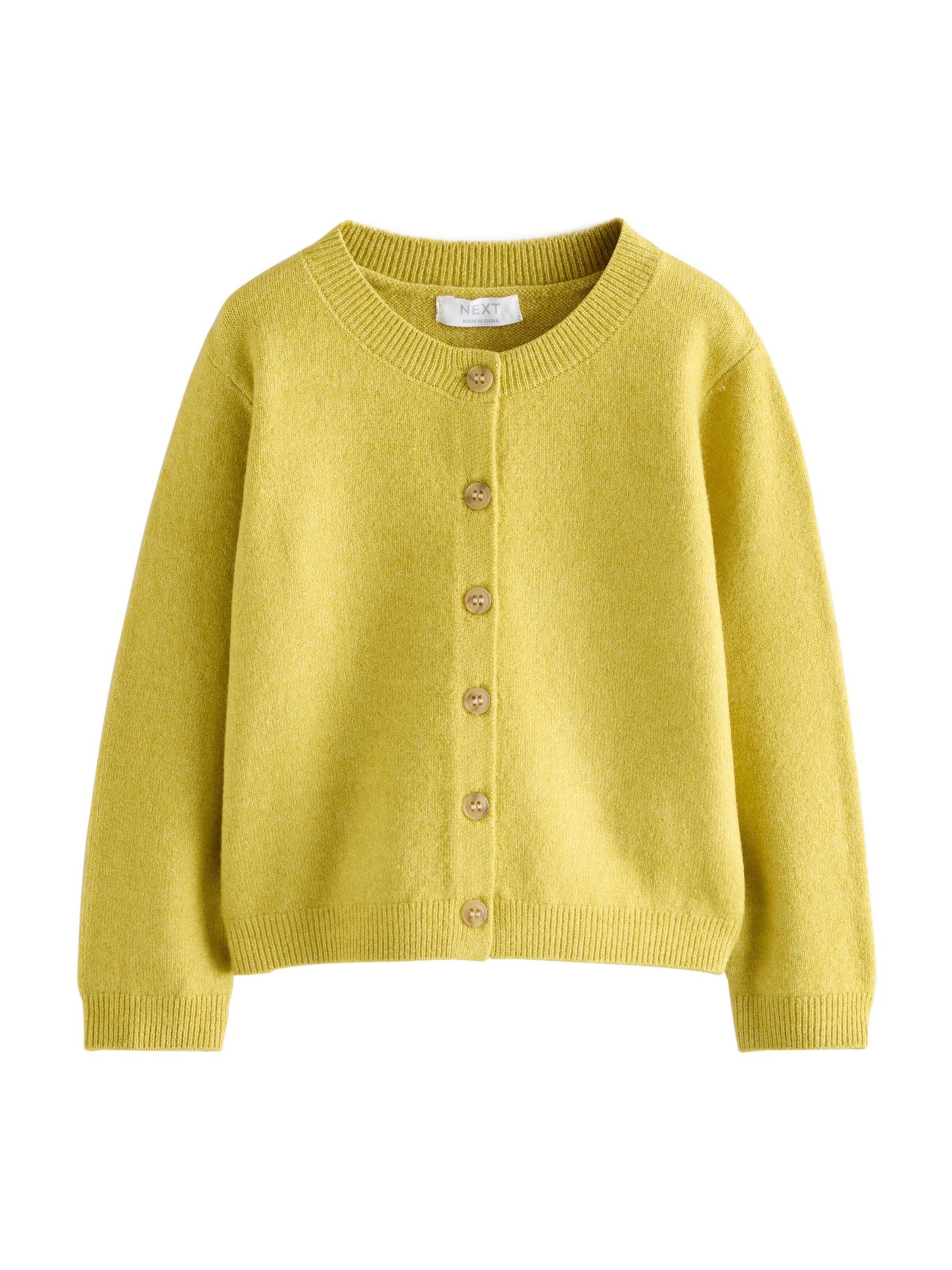 Cardigan Next en jaune : devant