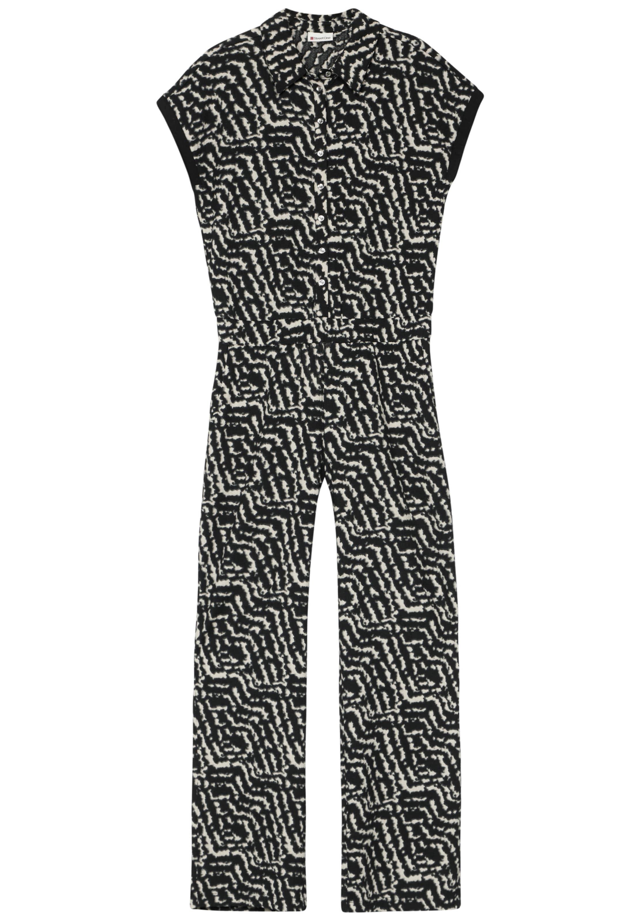 STREET ONE Jumpsuit in Schwarz: Vorderseite