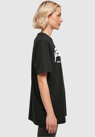 Merchcode Oversized shirt 'Berlin Wording' in Zwart