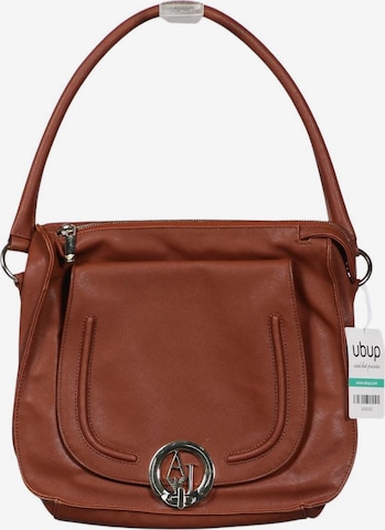 Armani Jeans Handtasche gross One Size in Braun: Vorderseite