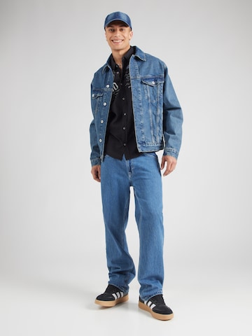 CAMP DAVID Regular fit Button Up Shirt in Black