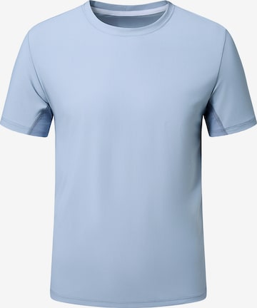 YOUTHUP Performance Shirt 'Lichtschein' in Blue: front