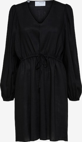 Robe 'VIVA' SELECTED FEMME en noir : devant