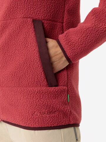VAUDE Athletic fleece jacket 'Manukau' in Red