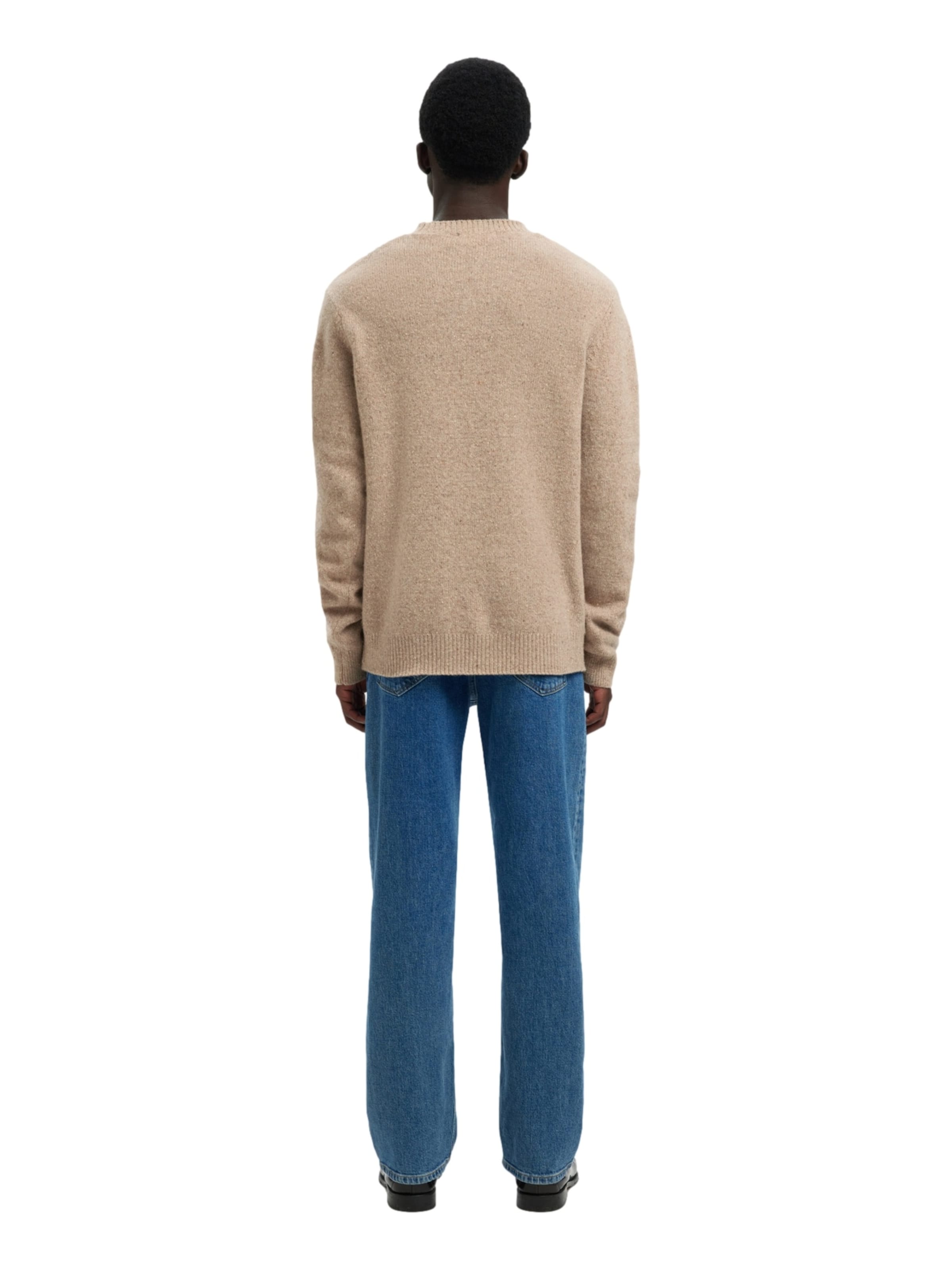 Pull-over 'Neli' SELECTED HOMME en beige