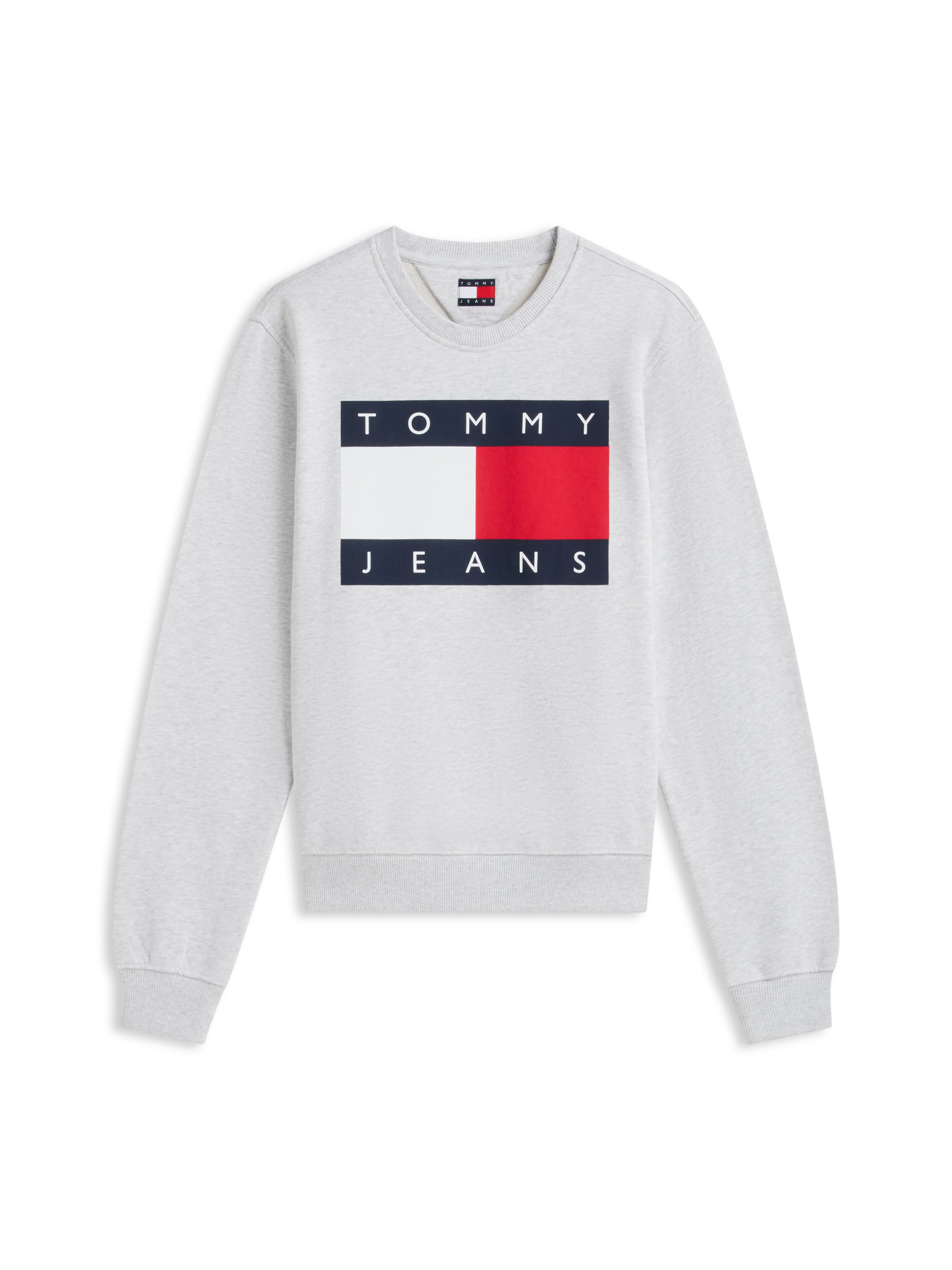 Tommy Jeans Sweatshirt in Grey: front
