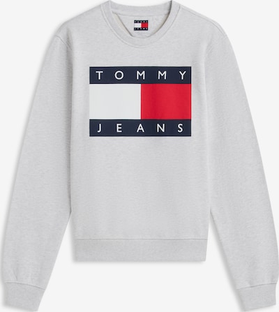 Tommy Jeans Sweater majica veličine XXS u mornarsko plava / siva melange / trešnja crvena / bijela, Pregled proizvoda