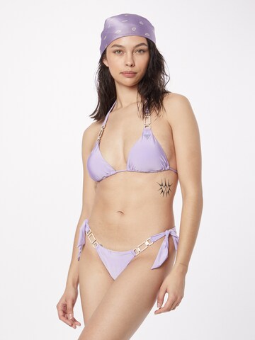 GUESS Triangle Bikini in Purple