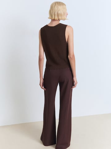 MANGO Vest 'PALOMA' in Brown