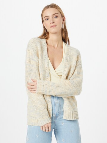 Cardigan 'NANNA' PIECES en beige : devant