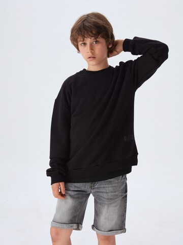LTB Sweatshirt 'Yenata' in Zwart: voorkant
