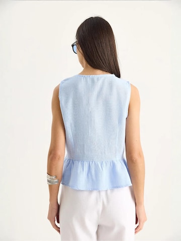 Bianco Lucci Blouse in Blue