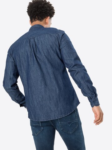 Cotton On - Regular Fit Camisa 'Fitzroy' em azul