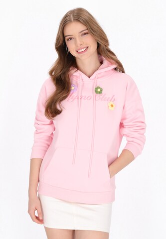 MYMO - Sudadera en rosa: frente