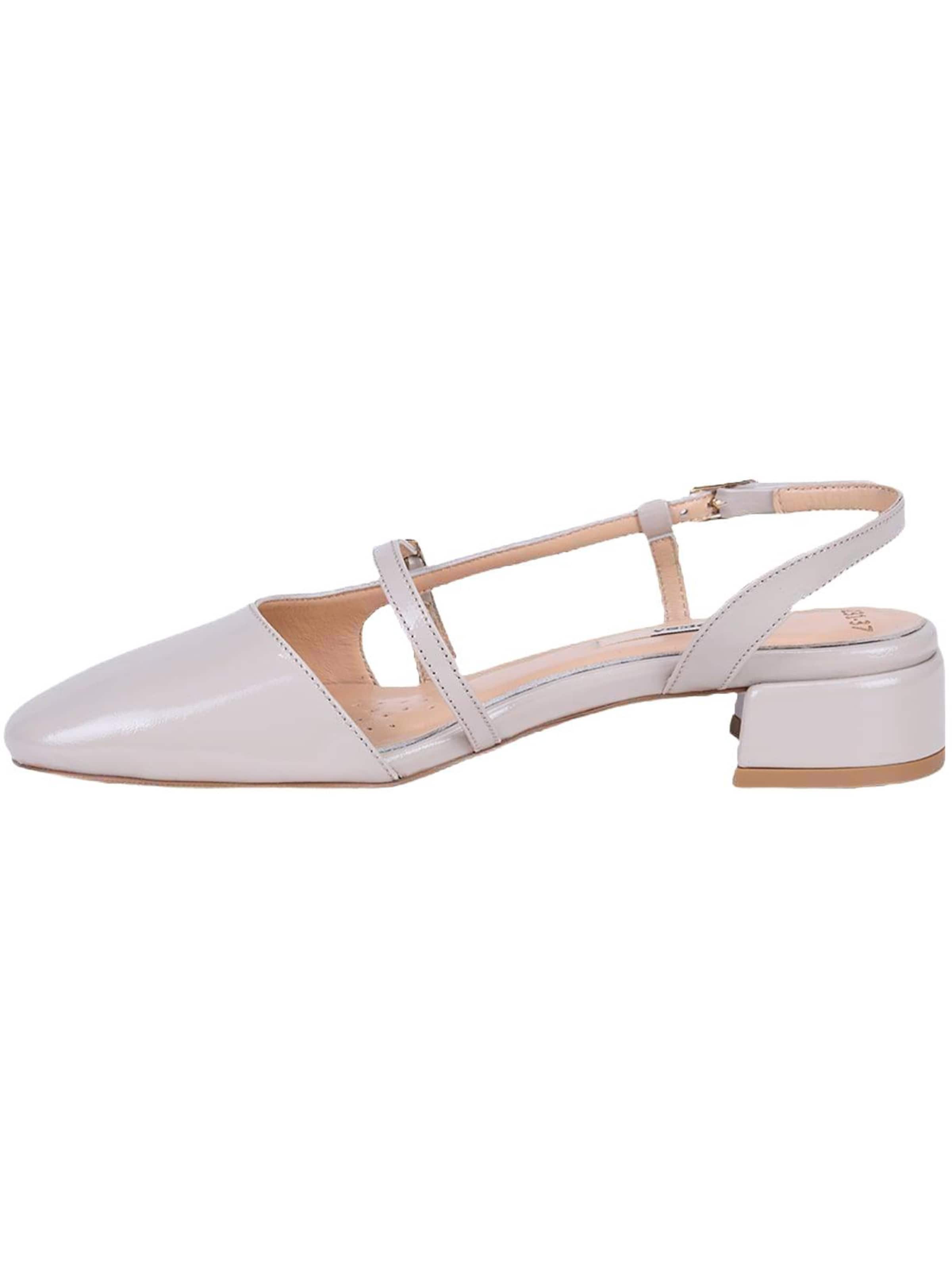 Desa - Zapatos destalonado en beige: frente
