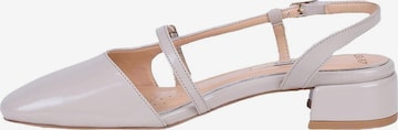 Desa - Zapatos destalonado en beige: frente