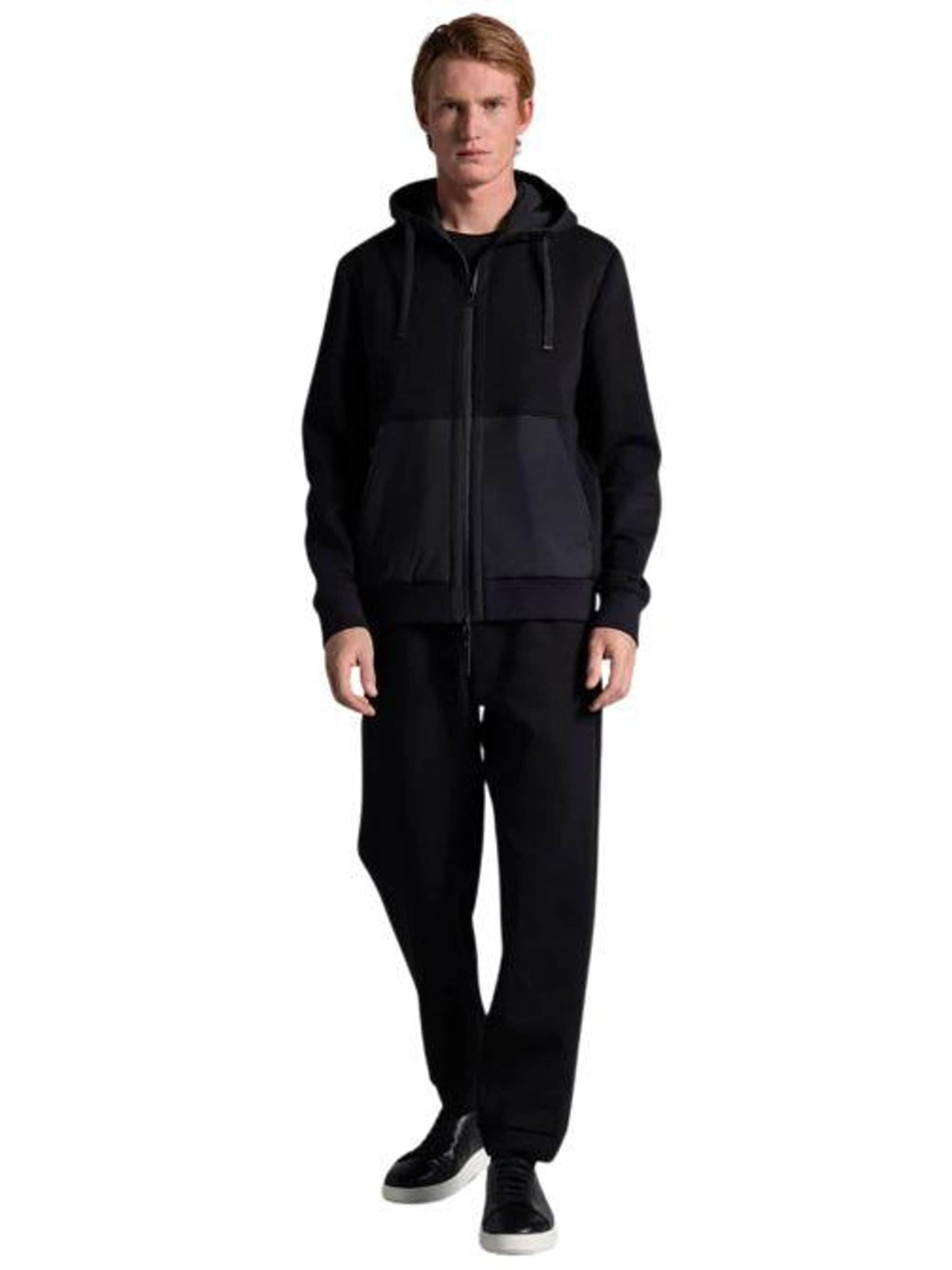 DUNO Byxa 'Cotton jersey jogging bottoms' i svart