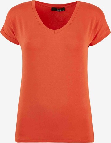 LELA Shirt in Oranje: voorkant
