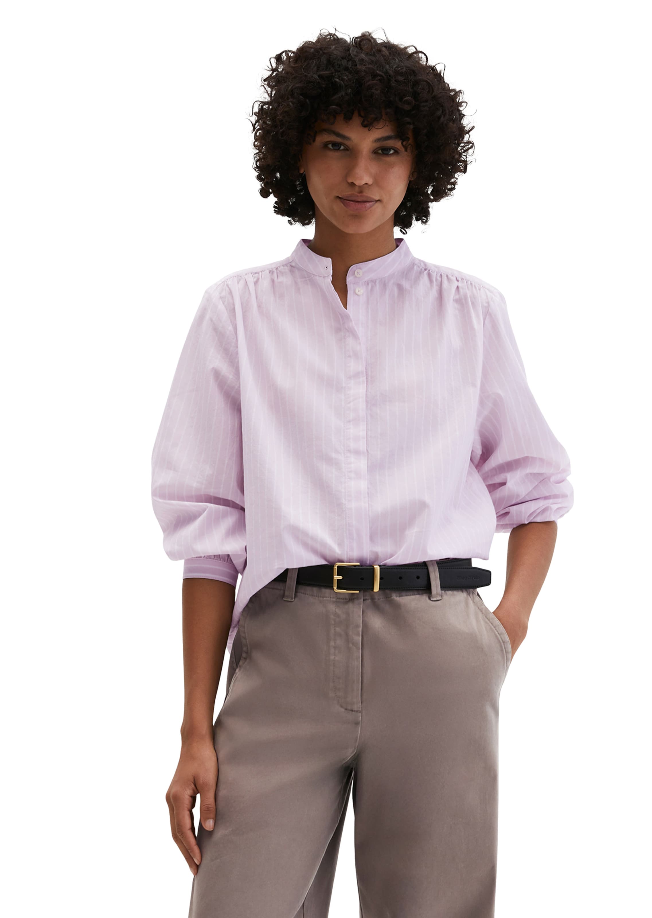 Marc O'Polo Blouse in Roze: voorkant