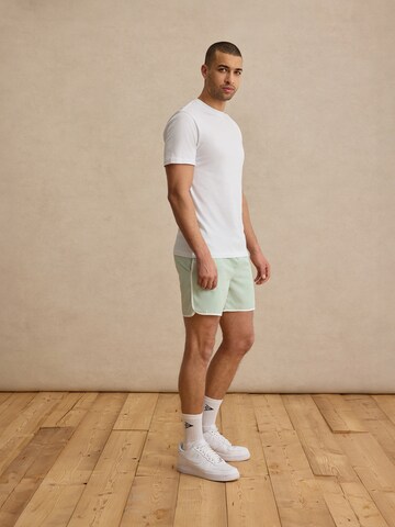 DAN FOX APPAREL Board Shorts 'Kerim' in Green