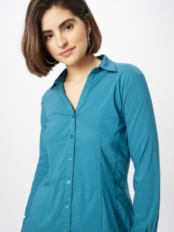 MORE & MORE Bluse 'Billa' in Blau